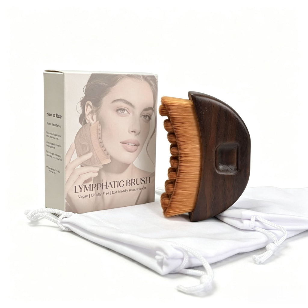 Walnut Wood Facial Lymphatic Massage Brush