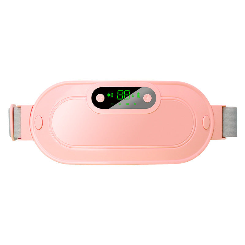 Heating Massage Belt with Vibration and Digital Display
