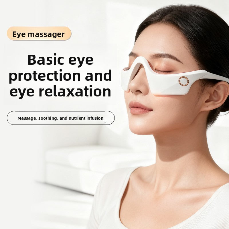 Hot Compress Eye Massager with Vibration