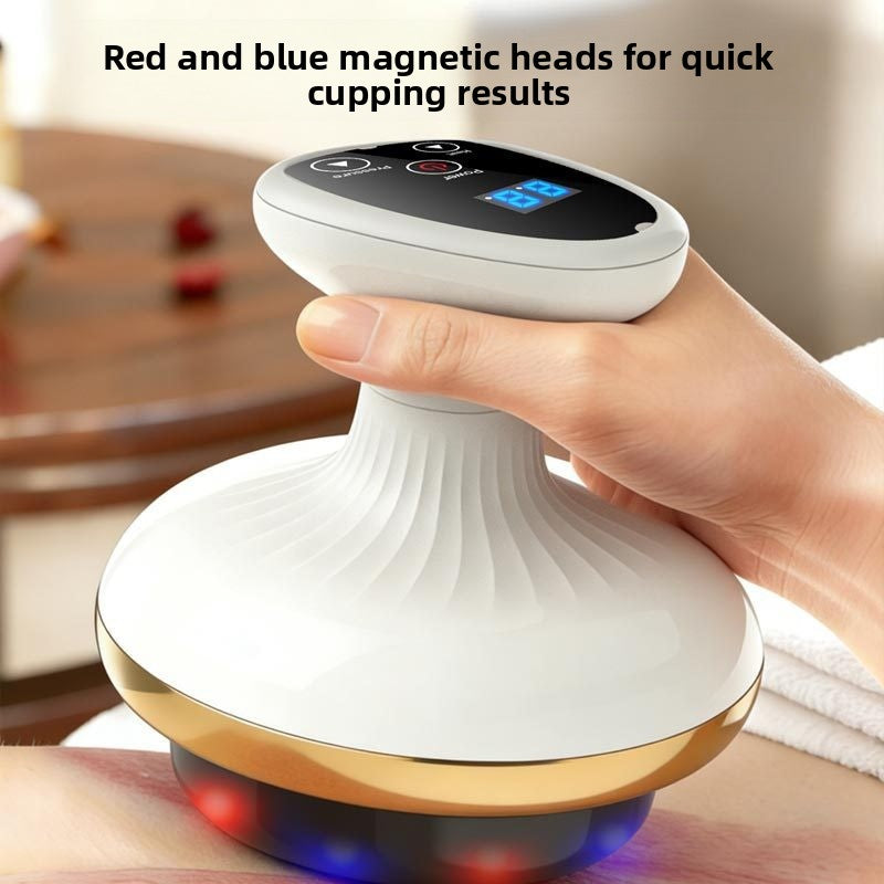 Electric Gua Sha Massage Device with Heating and Cupping