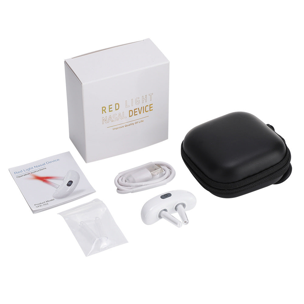 Portable Red Light Nasal Therapy Device