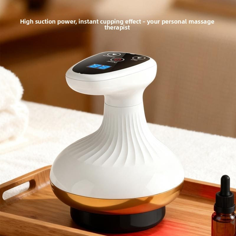Electric Gua Sha Massage Device with Heating and Cupping