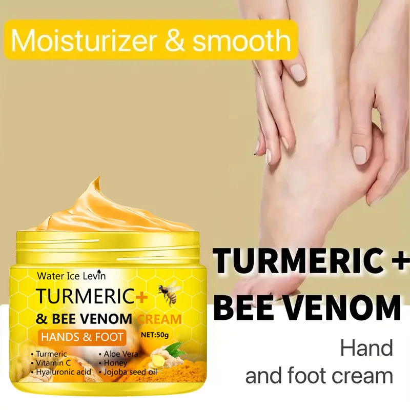 Poison Bee Hand and Foot Cream, a Natural Moisturizing Care Cream for Dry, Flaky Skin, Contains Organic Ingredients, Leaving Skin Soft, Smooth, and Hydrated
