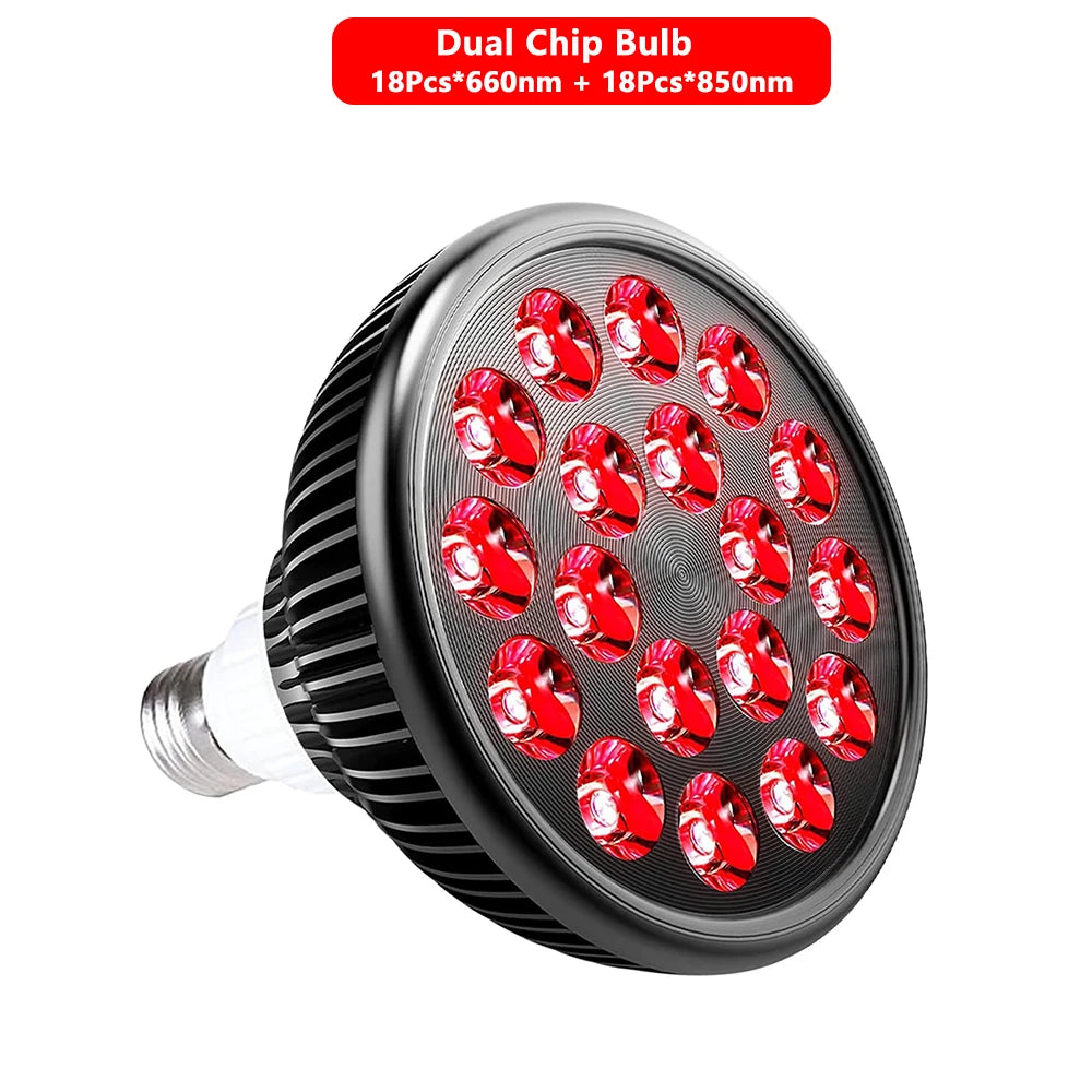 Red Light Therapy Lamp | 18 LED Bulb, Adjustable Tripod Stand