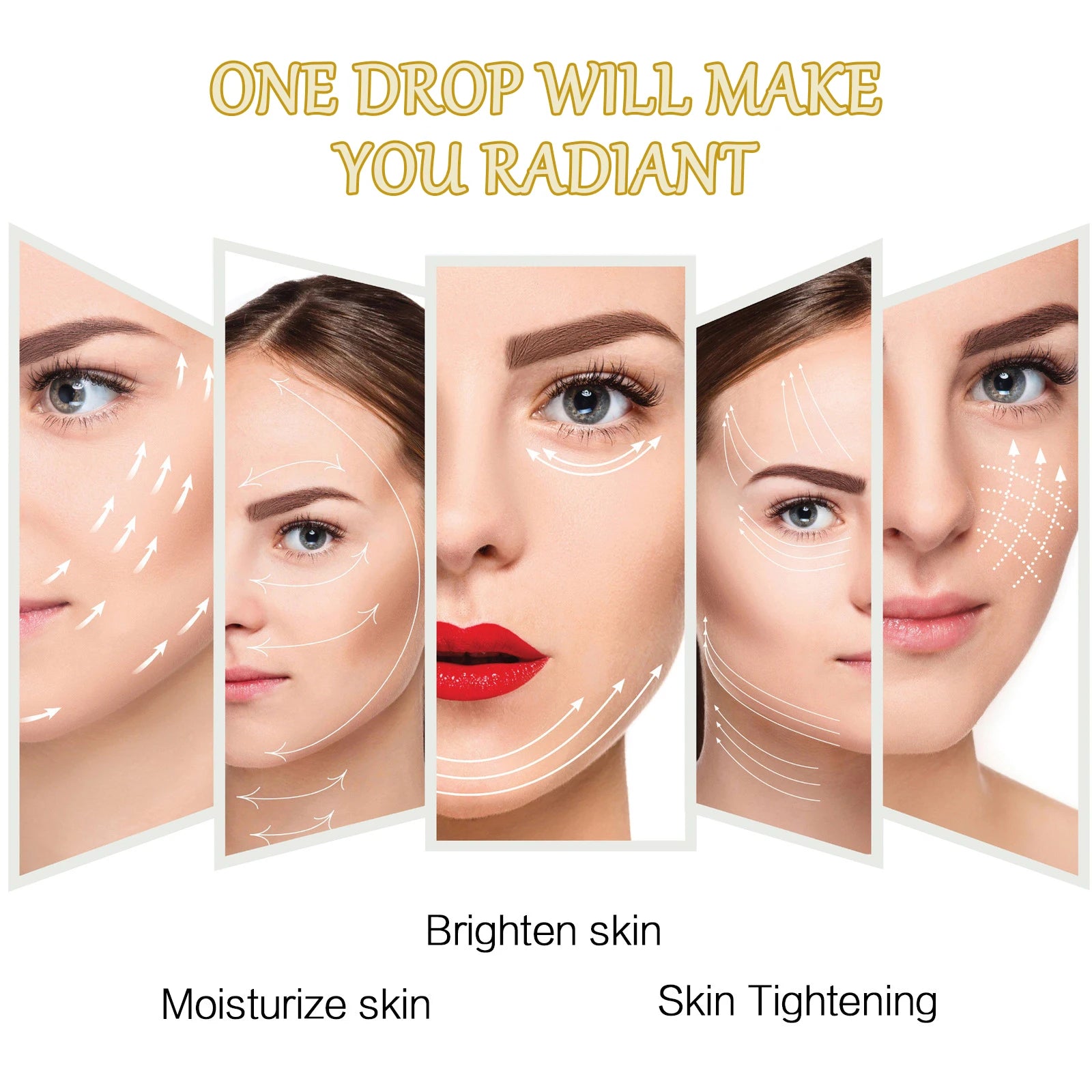 Jaysuing Bee Venom Serum Tighten Lightens Fine Lines Repair Dullness Moisturizing Firming Facial Skin Essence Brightening Skin