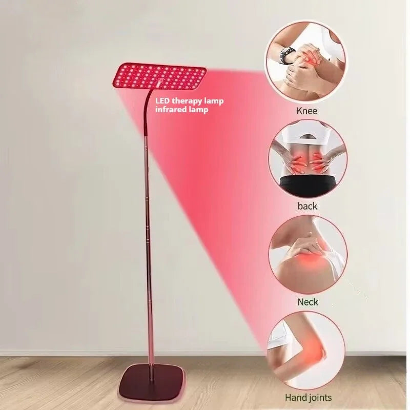 Red Light Therapy Panel | 126 LED Floor Stand, Adjustable Height & Angle
