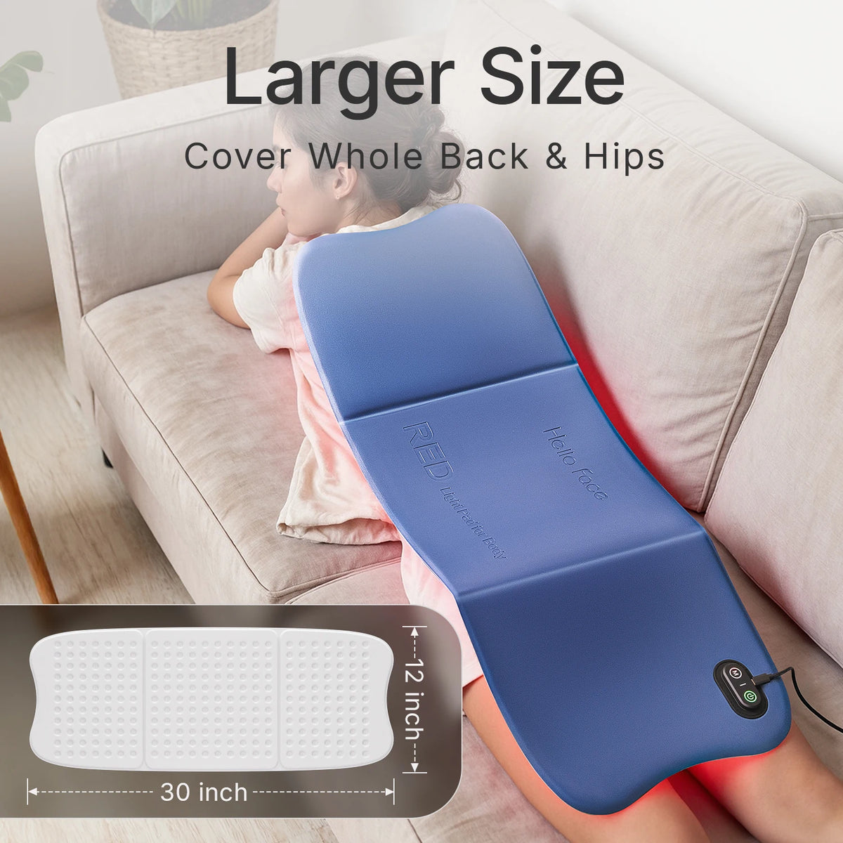 Full Body Red Light Therapy Mat | 792 LED Panel with Adjustable Strap