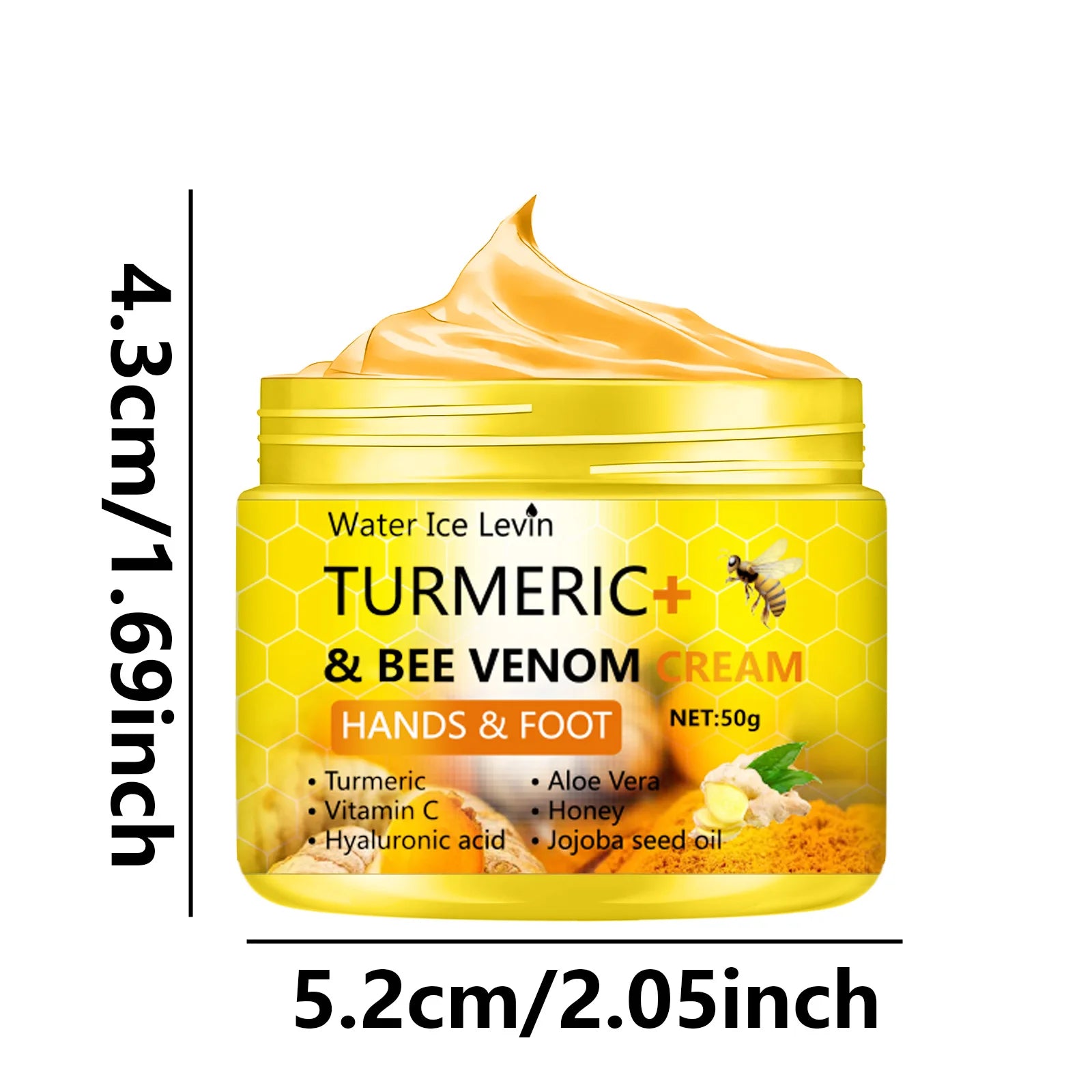 Poison Bee Hand and Foot Cream, a Natural Moisturizing Care Cream for Dry, Flaky Skin, Contains Organic Ingredients, Leaving Skin Soft, Smooth, and Hydrated