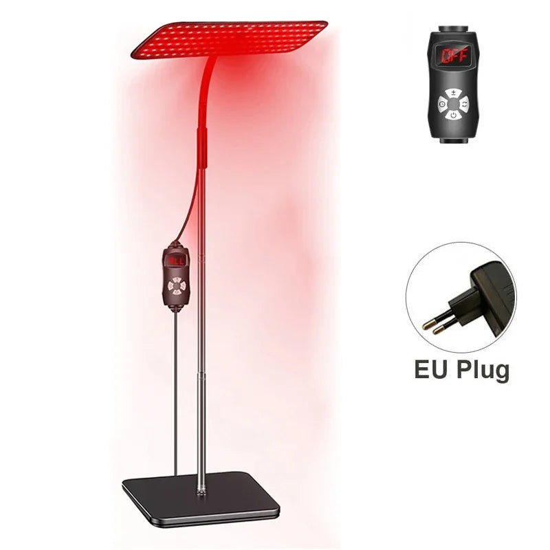 Red Light Therapy Panel | 126 LED Floor Stand, Adjustable Height & Angle