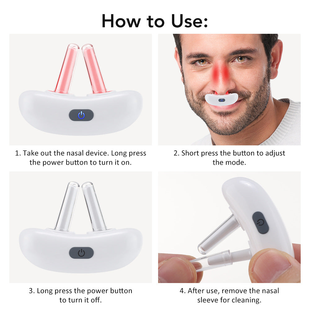 Portable Red Light Nasal Therapy Device