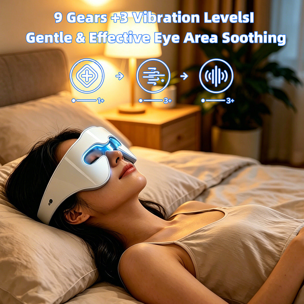 Premium LED Red Blue Light Eye Beauty Massager Device