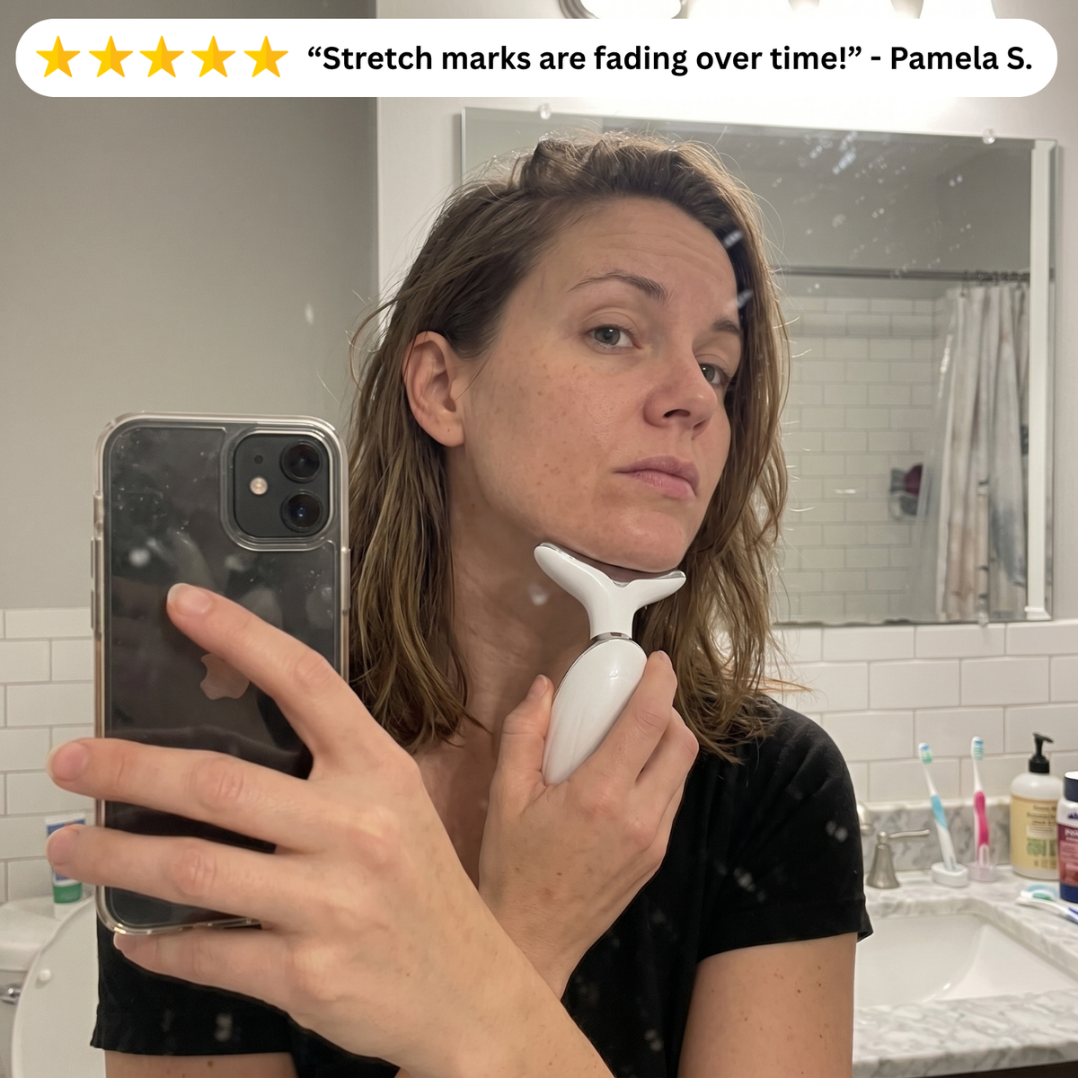 7-in-1 LED Face & Neck Massager | Anti-Aging Skin Tightening Device