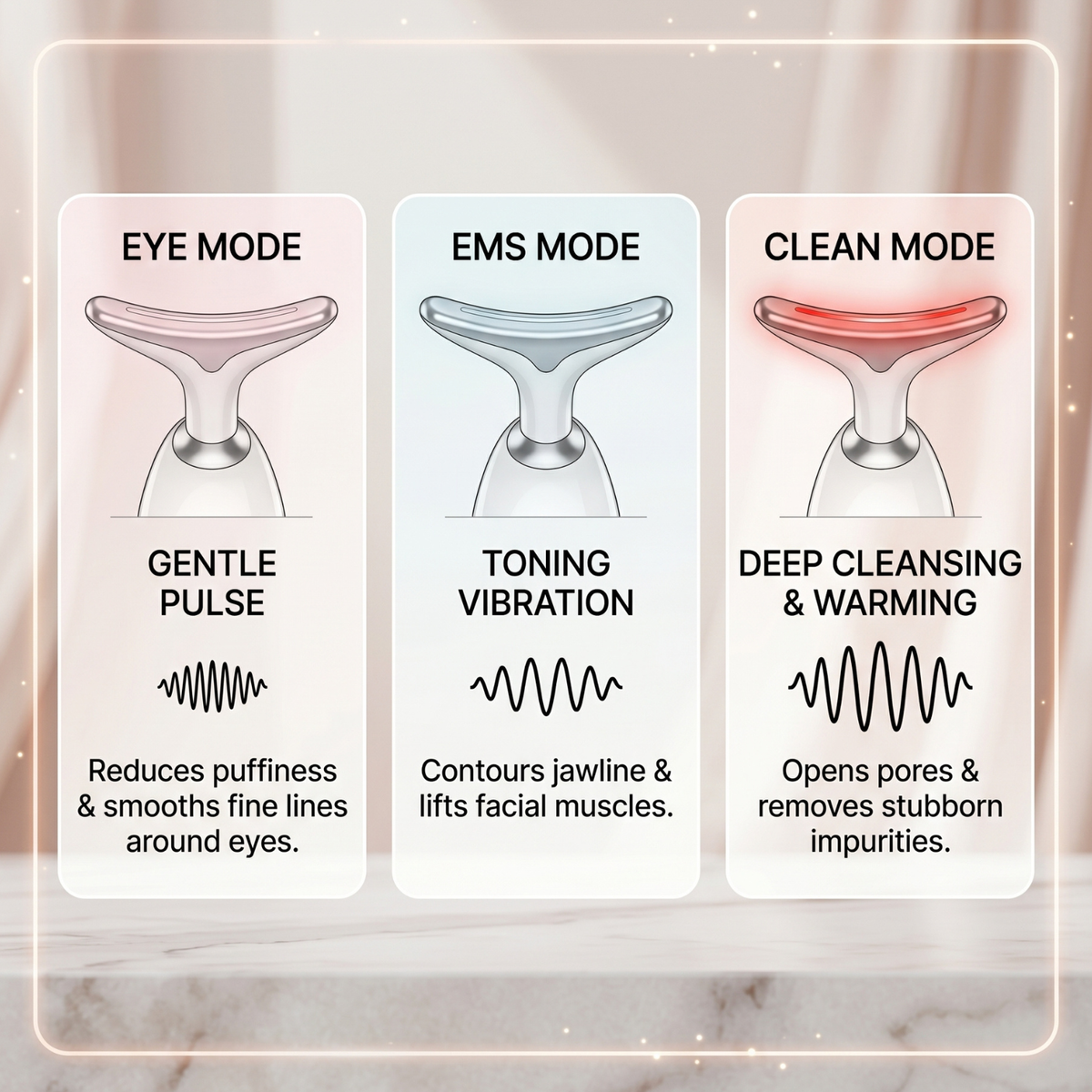 7-in-1 LED Face & Neck Massager | Anti-Aging Skin Tightening Device
