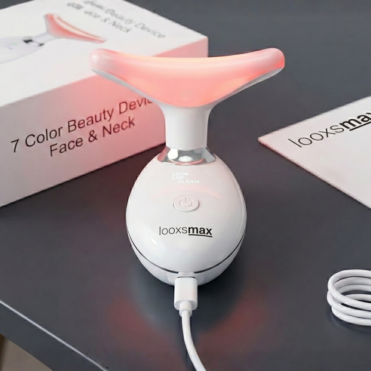 7-in-1 LED Face & Neck Massager | Anti-Aging Skin Tightening Device