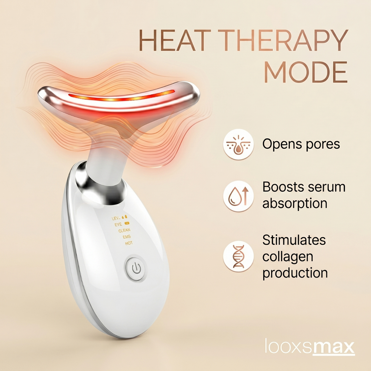7-in-1 LED Face & Neck Massager | Anti-Aging Skin Tightening Device