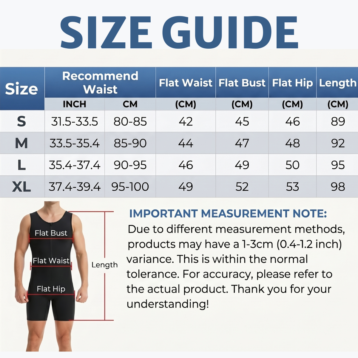 Men's Sauna Compression Suit Sweat Workout Bodysuit