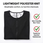 Men's Sauna Compression Suit Sweat Workout Bodysuit