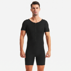 Men's Sauna Compression Suit Sweat Workout Bodysuit
