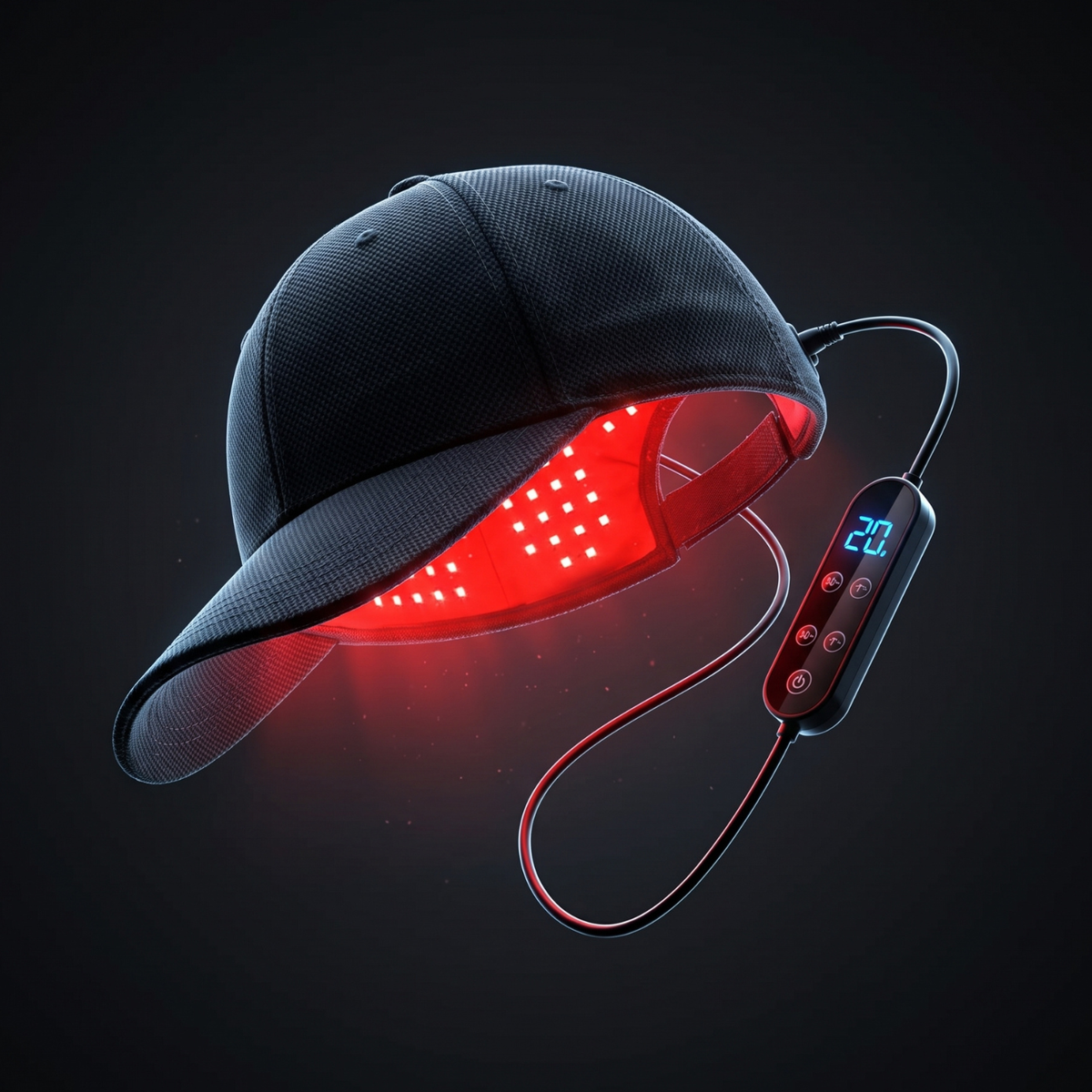 Red Light Therapy Cap: 180 LED Triple-Wavelength Scalp & Hair Wellness Hat