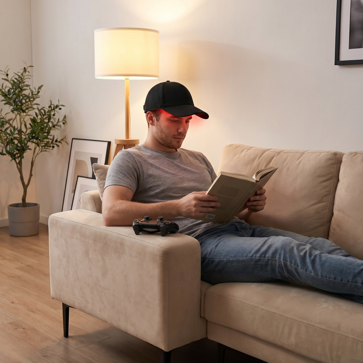 Red Light Therapy Cap: 180 LED Triple-Wavelength Scalp & Hair Wellness Hat